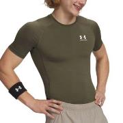 Under Armour HeatGear SS Compression Shirt Militærgrønn Large Herre
