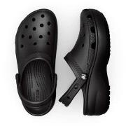 Crocs Classic Platform Clog Svart US W10 (EU 41-42) Dame