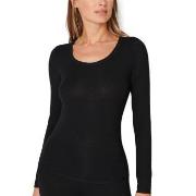 Schiesser Personal Fit Long Sleeve Shirt Svart 3XL Dame