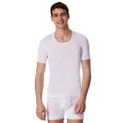 Schiesser Original Classics Short Sleeve Shirt Hvit bomull Medium Herr...