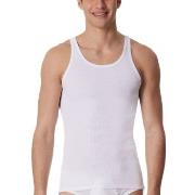 Schiesser Original Double Rib Undershirt Hvit bomull XX-Large Herre