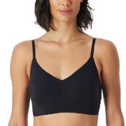 Schiesser BH Invisible Soft Bustier Padded Bralette Svart 36 Dame