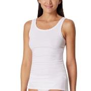 Schiesser Pure Rib Organic Cotton Top Hvit 44 Dame