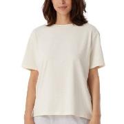 Schiesser Women Mix and Relax T-Shirt Krem bomull 40 Dame