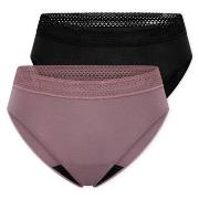 Schiesser Truser 2P Care Rio Period Pants Mixed bomull 36 Dame