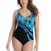 Anita Luella Swimsuit Svart/Blå E 46 Dame