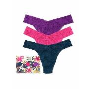 Hanky Panky Truser 3P Signature Lace Original Rise Thong Mixed nylon O...