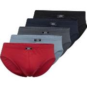 JBS 5P Organic Cotton Mini Slip Brief Svart/Rød økologisk bomull Mediu...