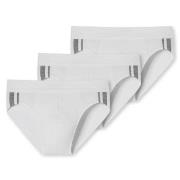 Schiesser 3P 95-5 Stretch Rio Slip 3XL-4XL Hvit bomull 4XL Herre