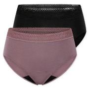 Schiesser Truser 2P Care Retro Period Pants Mixed bomull 46 Dame