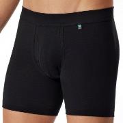 Schiesser Long Life Cotton Cyclist Boxer Svart bomull Small Herre