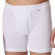 Schiesser Long Life Cotton Cyclist Boxer Hvit bomull Small Herre
