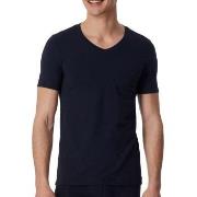Schiesser Long Life Soft Shirt Short Sleeve V-neck Mørkblå XX-Large He...