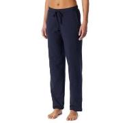Schiesser Mix and Relax Long Cotton Pants Mørkblå bomull 46 Dame