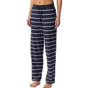 Schiesser Mix and Relax Long Cotton Pants Marine Stripet bomull 48 Dam...