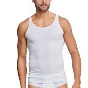 Schiesser Original Classics Fine Rib Undershirt Hvit bomull X-Large He...