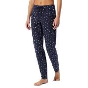 Schiesser Women Mix and Relax Cotton Pants Hvit/Marine bomull 46 Dame