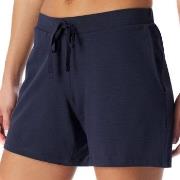 Schiesser Women Mix and Relax Cotton Shorts Mørkblå bomull 42 Dame