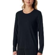 Schiesser Women Mix and Relax Longsleeved Shirt Svart modal 48 Dame