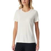 Schiesser Women Mix and Relax T-Shirt Benhvit bomull 38 Dame