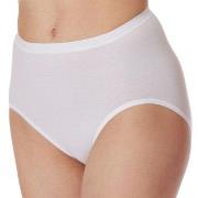 Schiesser Truser Luxury High Waist Pants Hvit bomull 44 Dame