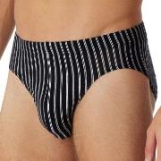 Schiesser Supermini Briefs Svart bomull Large Herre