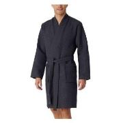 Schiesser Waffle Bathrobe Antracit bomull X-Large Herre