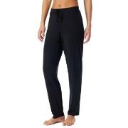 Schiesser Women Mix and Relax Straight Pants Svart modal 38 Dame