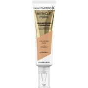 Max Factor Miracle Pure Foundation 45 Warm Almond - 30 ml