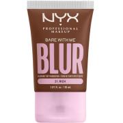 NYX Professional Makeup Bare With Me Blur Tint Foundation 21 Rich - 30...