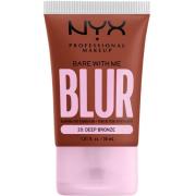 NYX Professional Makeup Bare With Me Blur Tint Foundation 20 Deep Bron...