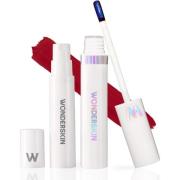 Wonderskin Wonder Blading Peel & Reveal Lip Stain Kit Divine (Burgundy...