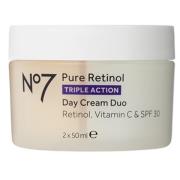 No7 Pure Retinol Day Cream Duo 100 ml