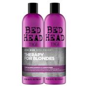 TIGI Bed Head Dumb Blonde Tweens Shampoo 750ml, Conditioner 750ml