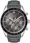 Hugo Boss Herreklokke 1513628 Grå/Lær Ø44 mm