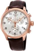 Tissot Herreklokke T116.617.36.037.00 T-Sport Sølvfarget/Lær Ø45 mm