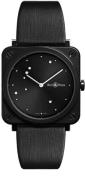 Bell & Ross BR-S-BLACK-DIAMOND-EAGLE Br S Quartz Sort/Sateng