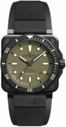 Bell & Ross Herreklokke BR-03-92-DIVER-MILITARY Instruments