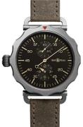 Bell & Ross Herreklokke BRWW2-REG-HER-SCA WW2 Brun/Lær Ø49 mm