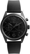 Bell & Ross Herreklokke BRV126-PHANTOM BR 126 Sort/Gummi Ø41 mm