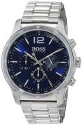 Hugo Boss Herreklokke 1513527 Chronograph Blå/Stål Ø45 mm