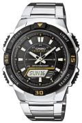 Casio Herreklokke AQ-S800WD-1EVEF Collection Sort/Stål Ø42 mm