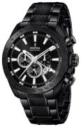 Festina Herreklokke F16889-1 Sport Sort/Stål Ø44 mm