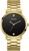 Guess Herreklokke W1315G2 Sort/Gulltonet stål Ø44 mm