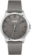 Hugo Boss Herreklokke 1530185 First Grå/Lær Ø43 mm