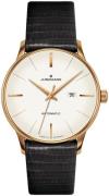 Junghans Dameklokke 27/7045.00 Meister Hvit/Lær Ø33.1 mm