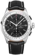 Breitling Herreklokke A13315351B1P1 Premier Chronograph 42 Sort/Lær