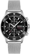 Hugo Boss Herreklokke 1513904 Admiral Sort/Stål Ø46 mm