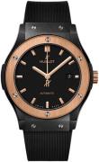 Hublot Dameklokke 565.CO.1181.RX Classic Fusion Sort/Gummi Ø38 mm