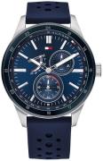 Tommy Hilfiger Herreklokke 1791635 Blå/Gummi Ø44 mm